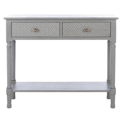 SAFAVIEH Salina 2-Drawer Console Table - 35.5  W x 13  L x 29.5  H - 36Wx13Dx30H