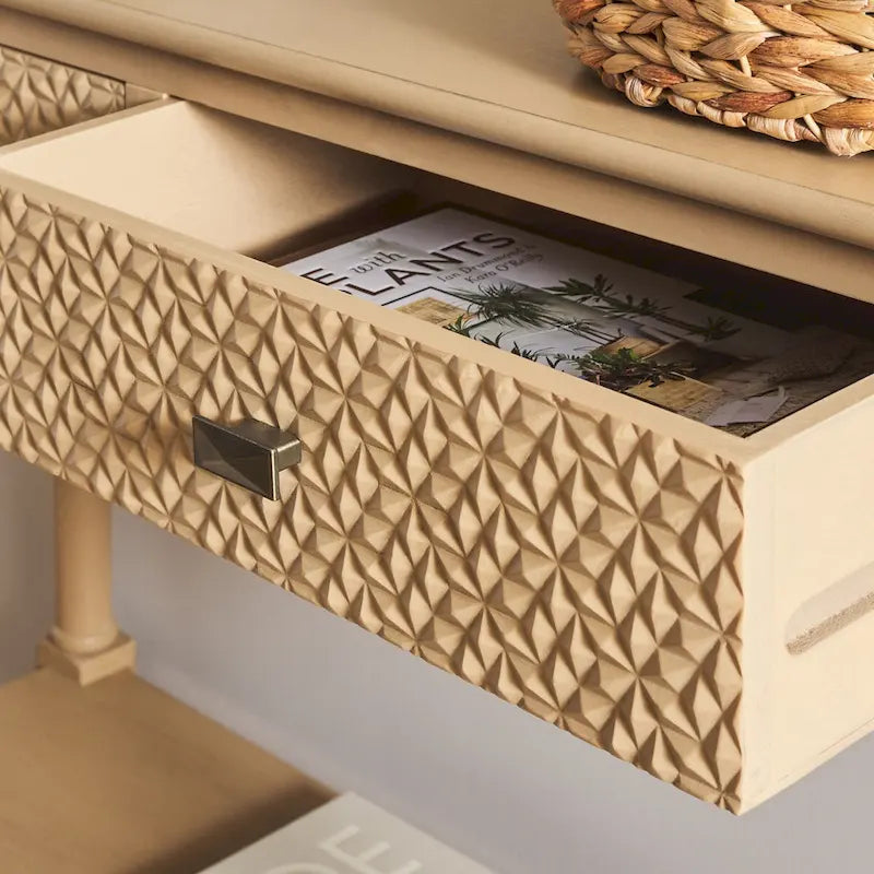 SAFAVIEH Salina 2-Drawer Console Table - 35.5  W x 13  L x 29.5  H - 36Wx13Dx30H