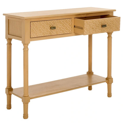 SAFAVIEH Salina 2-Drawer Console Table - 35.5  W x 13  L x 29.5  H - 36Wx13Dx30H