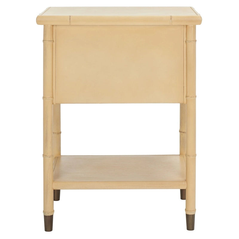 SAFAVIEH Dessa 2-Drawer 1-Shelf Accent Table. - 21  W x 18  D x 27  H - 21Wx18Dx27H