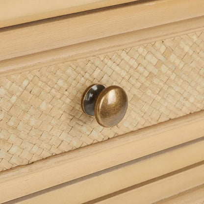 SAFAVIEH Dessa 2-Drawer 1-Shelf Accent Table. - 21  W x 18  D x 27  H - 21Wx18Dx27H