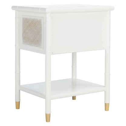 SAFAVIEH Dessa 2-Drawer 1-Shelf Accent Table. - 21  W x 18  D x 27  H - 21Wx18Dx27H