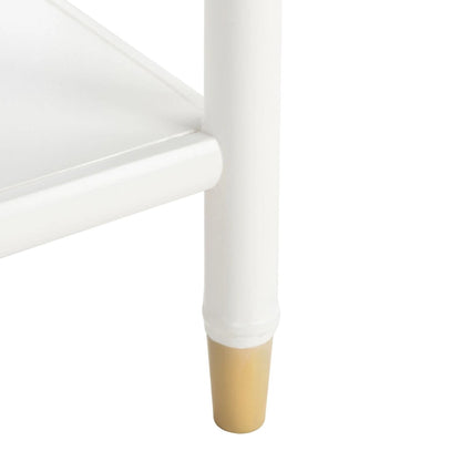 SAFAVIEH Dessa 2-Drawer 1-Shelf Accent Table. - 21  W x 18  D x 27  H - 21Wx18Dx27H