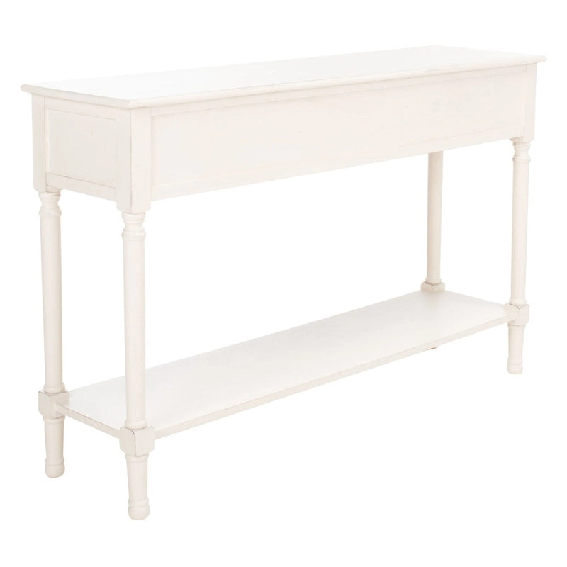SAFAVIEH Jeanie 3-Drawer Bottom Shelf Console Table - 47.3  W x 13  L x 29.5  H - 47Wx13Dx30H
