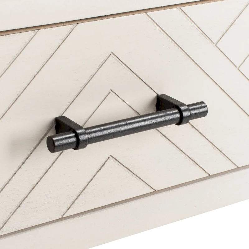 SAFAVIEH Jeanie 3-Drawer Bottom Shelf Console Table - 47.3  W x 13  L x 29.5  H - 47Wx13Dx30H