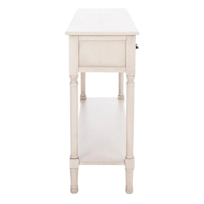 SAFAVIEH Jeanie 3-Drawer Bottom Shelf Console Table - 47.3  W x 13  L x 29.5  H - 47Wx13Dx30H
