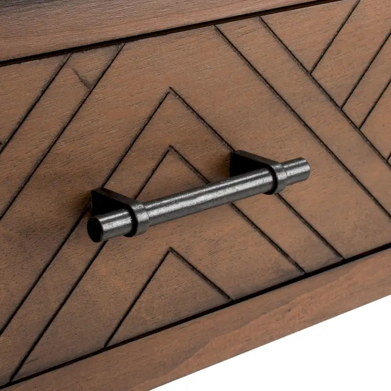 SAFAVIEH Jeanie 3-Drawer Bottom Shelf Console Table - 47.3  W x 13  L x 29.5  H - 47Wx13Dx30H