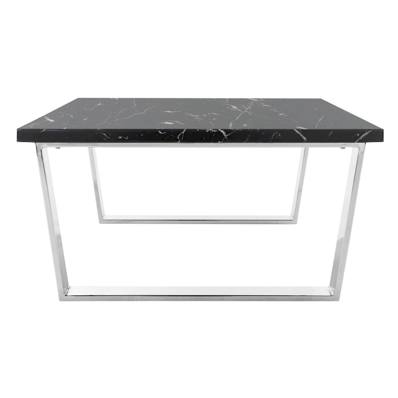 SAFAVIEH Bea Black/ Brass Square Coffee Table - 31.5  x 31.5  x 15.8  - 32Wx32Dx16H