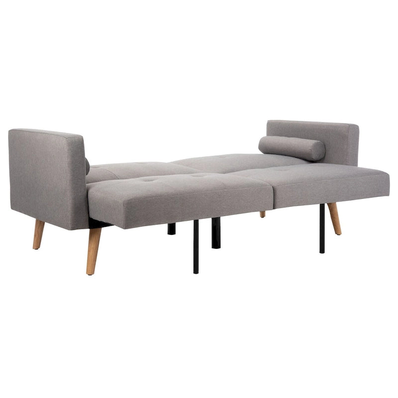 SAFAVIEH Tamekia Foldable Futon Bed with Pillow - 74.8  x 31.9  x 34.7