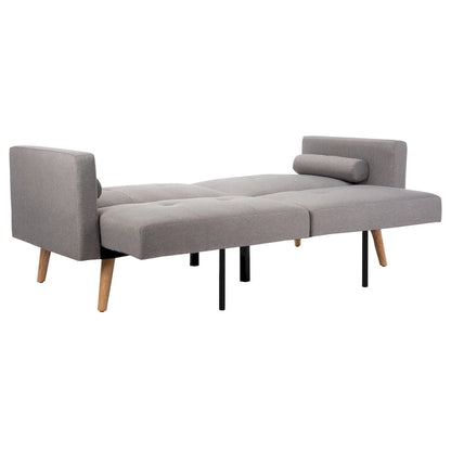 SAFAVIEH Tamekia Foldable Futon Bed with Pillow - 74.8  x 31.9  x 34.7