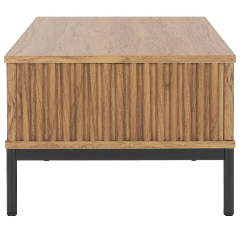 SAFAVIEH Tamayo 2-Door Storage Coffee Table - 43.7 In. W x 21.5 In. D x 15.4 In. H - 44Wx21Dx15H