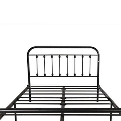 Full Metal Platform Bed Frame with Headboard