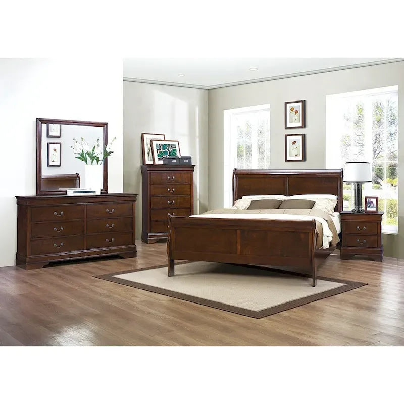 Letto a slitta Cherry Monty Brown