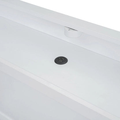 Letto a piattaforma con mensole integrate, luce LED e porte USB, full/twin size
