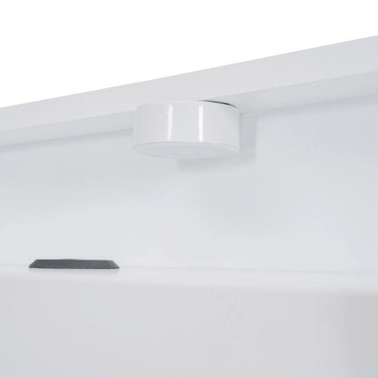 Letto a piattaforma con mensole integrate, luce LED e porte USB, full/twin size