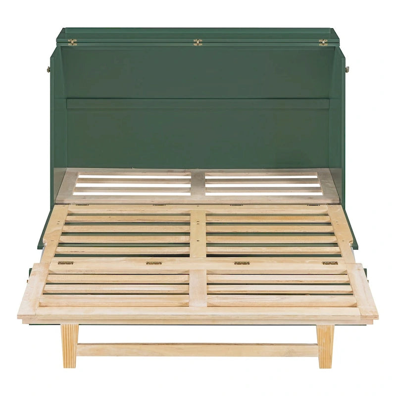 Full Size Murphy Bed with Large Drawers For Bedroom