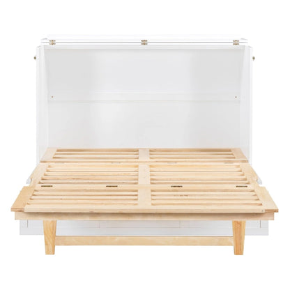 Full Size Murphy Bed with Large Drawers For Bedroom