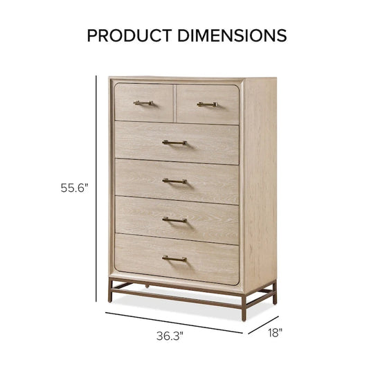 Set camera da letto 3 pezzi con comò e 2 comodini Furniture of America Drayden in legno massello di quercia in stile transizionale