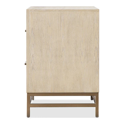 Furniture of America Drayden Transitional Oak Solid Wood 3-Piece Chest and 2 Nightstand Bedroom Set