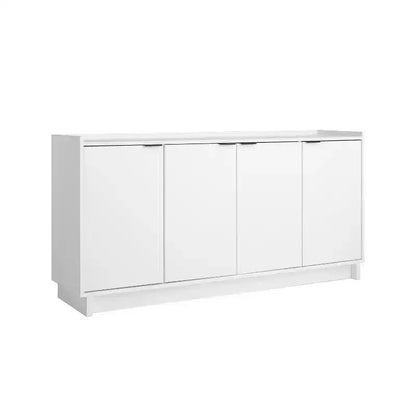 Prepac Simply Modern 4 Door Sideboard Console Table Cabinet