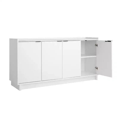 Prepac Simply Modern 4 Door Sideboard Console Table Cabinet