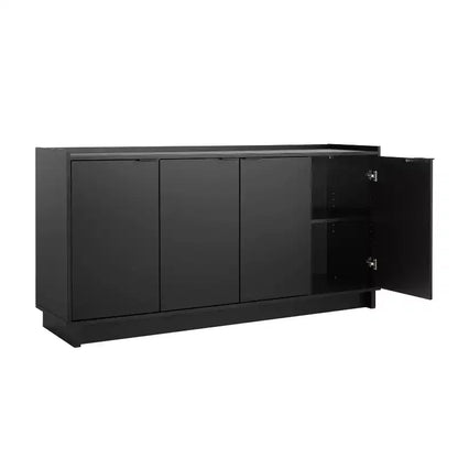 Prepac Simply Modern 4 Door Sideboard Console Table Cabinet