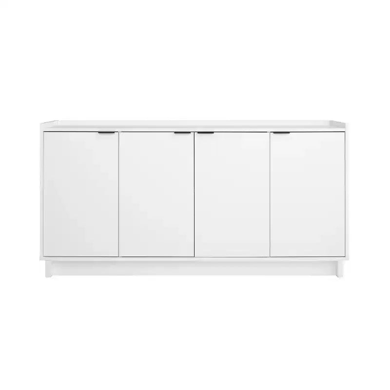 Prepac Simply Modern 4 Door Sideboard Console Table Cabinet