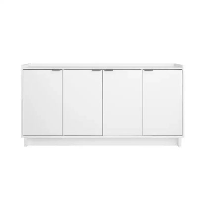 Prepac Simply Modern 4 Door Sideboard Console Table Cabinet