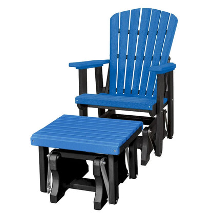 American Furniture Classics Fan Back Glider and Ottoman Glider, Made in the USA
