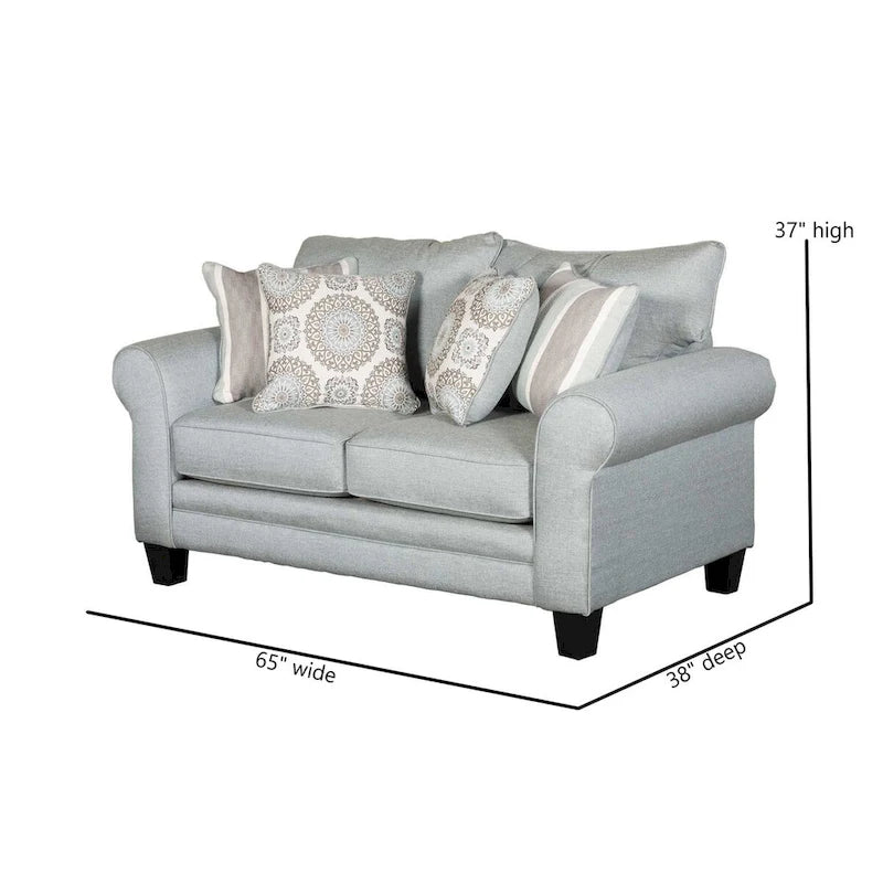 Grande Mist Stationary Loveseat