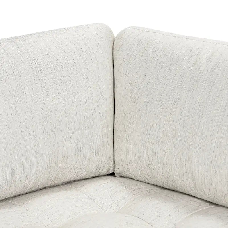 Poly & Bark Napa Fabric 98  Corner Sectional Sofa