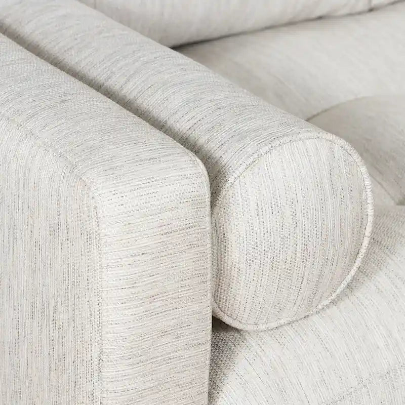 Poly & Bark Napa Fabric 98  Corner Sectional Sofa