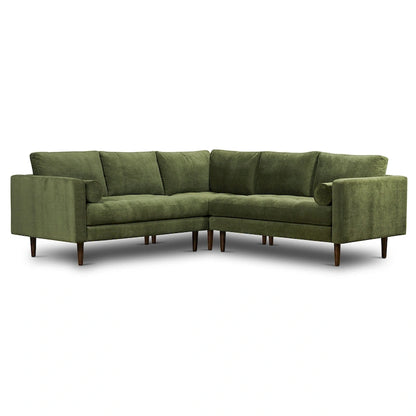 Poly & Bark Napa Fabric 98  Corner Sectional Sofa