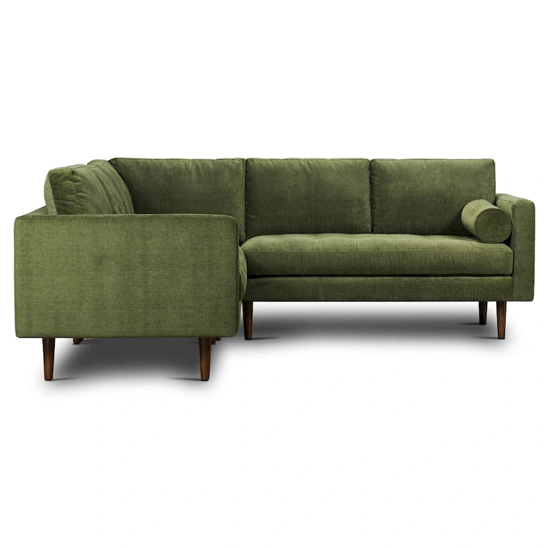 Poly & Bark Napa Fabric 98  Corner Sectional Sofa