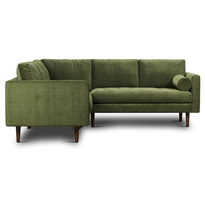 Poly & Bark Napa Fabric 98  Corner Sectional Sofa