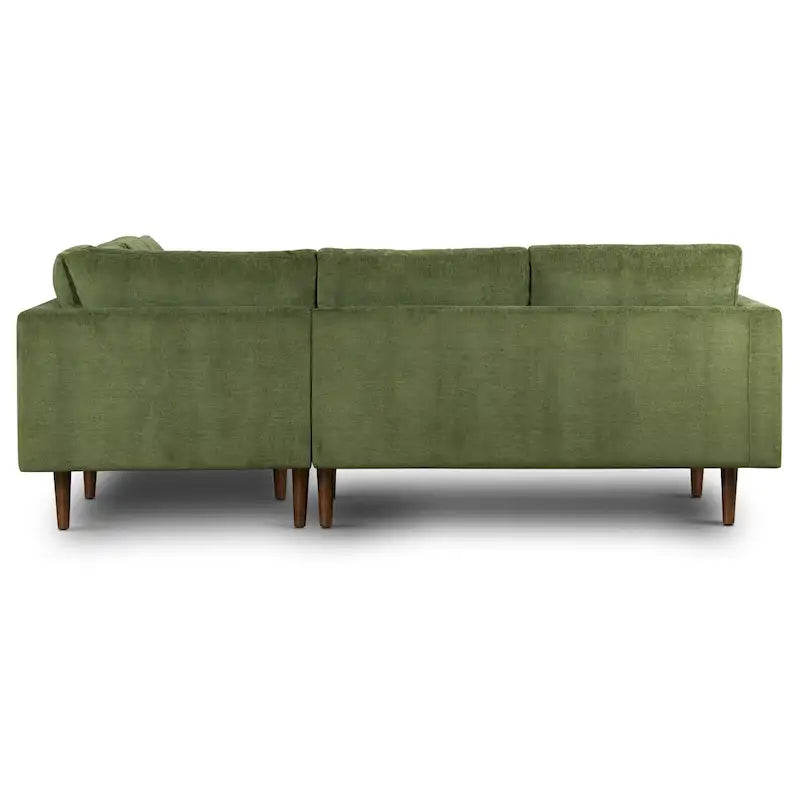 Poly & Bark Napa Fabric 98  Corner Sectional Sofa