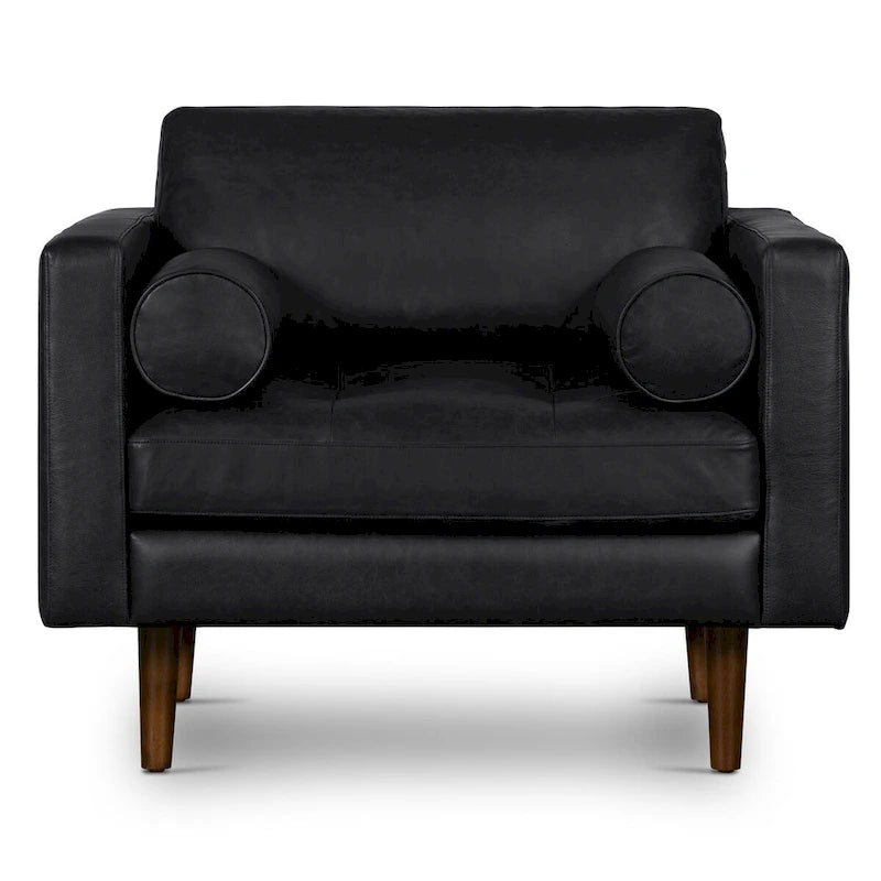 Poly and Bark Napa Lounge Chair - Genuine Italian Leather