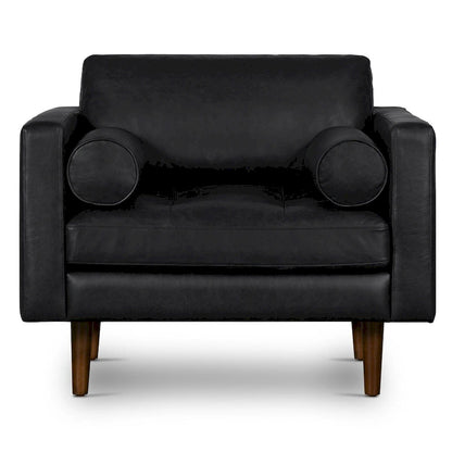 Poly and Bark Napa Lounge Chair - Genuine Italian Leather