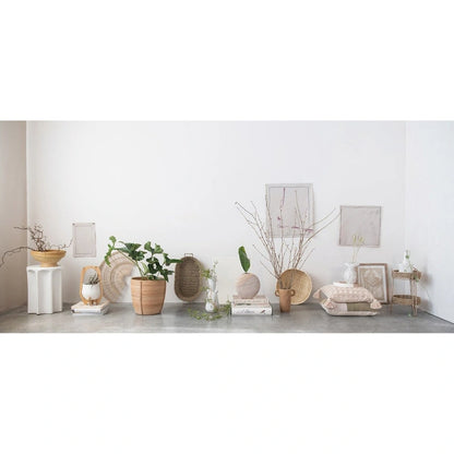 Sculpted Stoneware Stool or Side Table