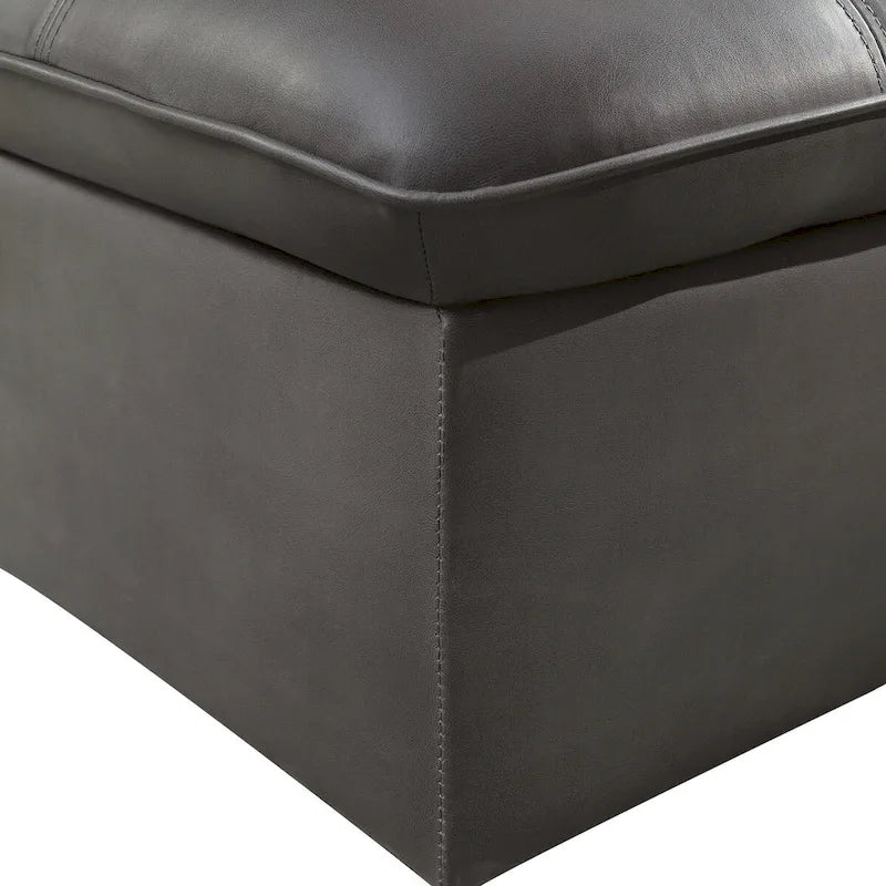 Kathleen Contemporary Faux Leather Tufted Adjustable Accent Chair by Porch & Den