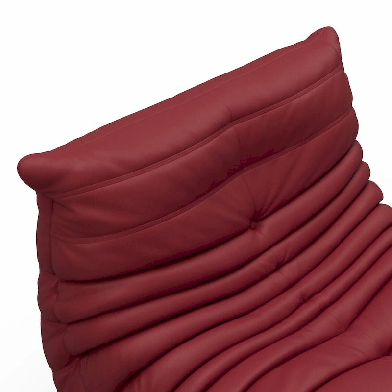 Furgle Microfiber Leather Sofa Ergonomic Design Lazy Sofa Floor Sofa