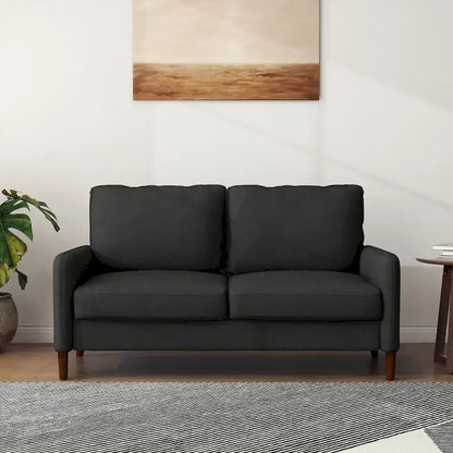 Living Room Loveseat Linen Sofa
