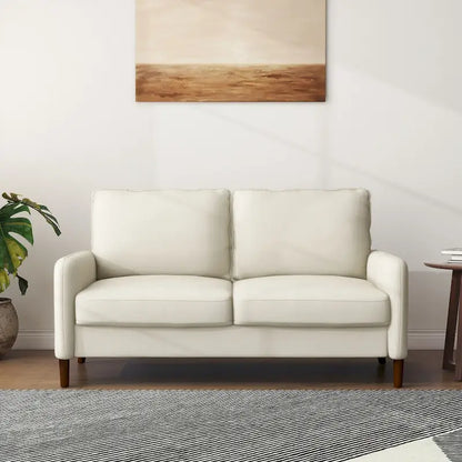 Living Room Loveseat Linen Sofa