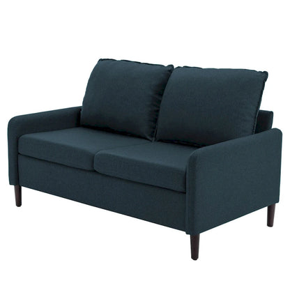 Living Room Loveseat Linen Sofa