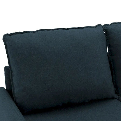 Living Room Loveseat Linen Sofa