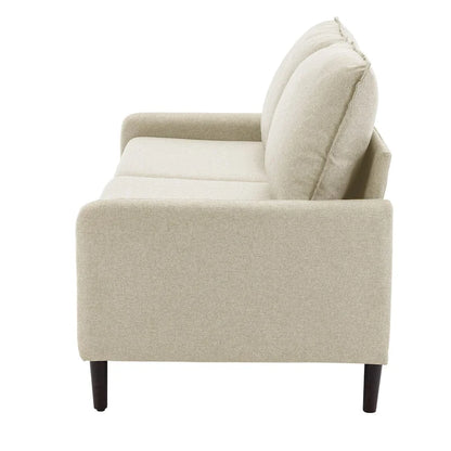 Living Room Loveseat Linen Sofa