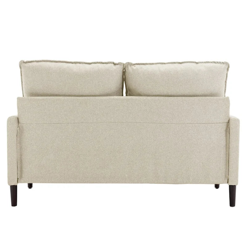 Living Room Loveseat Linen Sofa