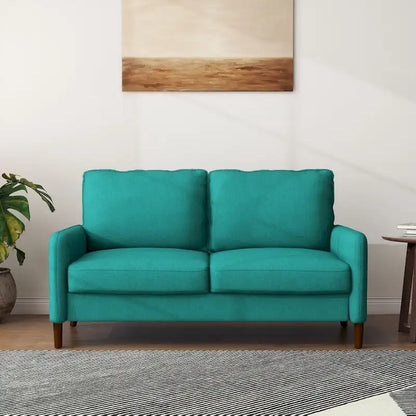 Living Room Loveseat Linen Sofa