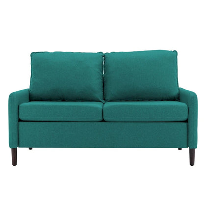 Living Room Loveseat Linen Sofa