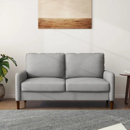 Living Room Loveseat Linen Sofa